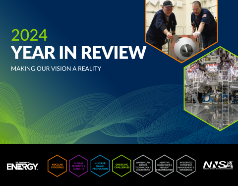 2024 NNSA Year in Review cover page
